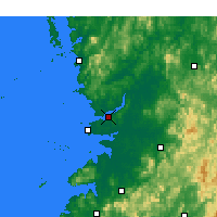 Nearby Forecast Locations - Кунсан - карта
