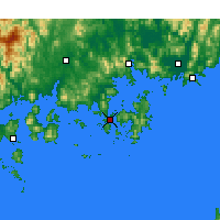 Nearby Forecast Locations - Тхонъён - карта
