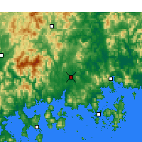 Nearby Forecast Locations - Чинджу - карта