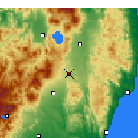 Nearby Forecast Locations - Сиракава - карта