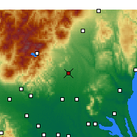 Nearby Forecast Locations - Уцуномия - карта