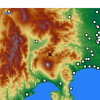 Nearby Forecast Locations - Kawaguchiko - карта