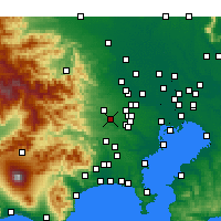 Nearby Forecast Locations - Татикава - карта