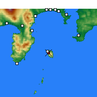 Nearby Forecast Locations - Oshima - карта