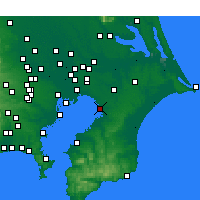 Nearby Forecast Locations - Тиба - карта