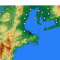Nearby Forecast Locations - Исе - карта