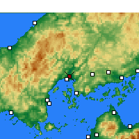Nearby Forecast Locations - Хиросима - карта