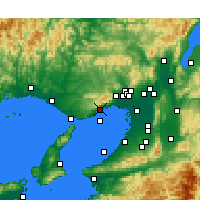 Nearby Forecast Locations - Кобе - карта