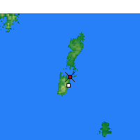 Nearby Forecast Locations - Tsushima Аэропорт - карта