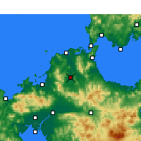 Nearby Forecast Locations - Иидзука - карта