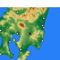 Nearby Forecast Locations - Мияконодзё - карта