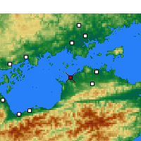 Nearby Forecast Locations - Тадоцу - карта