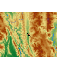 Nearby Forecast Locations - Mae Sariang district - карта