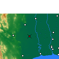 Nearby Forecast Locations - Накхонпатхом - карта