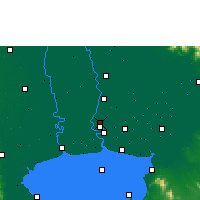 Nearby Forecast Locations - Бангкок - карта