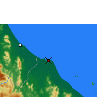 Nearby Forecast Locations - Кота-Бару - карта