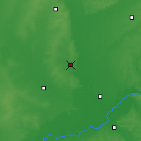 Nearby Forecast Locations - Lanxi/HLJ - карта