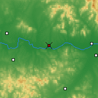 Nearby Forecast Locations - Mulan - карта