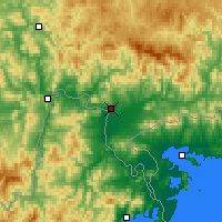 Nearby Forecast Locations - Хуньчунь - карта