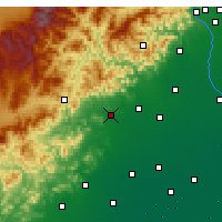 Nearby Forecast Locations - Исянь - карта