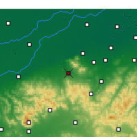 Nearby Forecast Locations - Чжанцю - карта