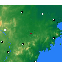 Nearby Forecast Locations - Чжучэн - карта