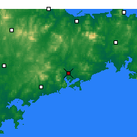Nearby Forecast Locations - Жушань - карта