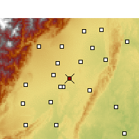Nearby Forecast Locations - Чэнду - карта
