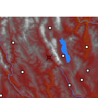 Nearby Forecast Locations - Yangbi - карта