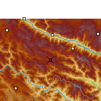 Nearby Forecast Locations - Люйчунь - карта