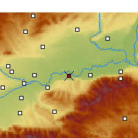 Nearby Forecast Locations - Вэйнань - карта