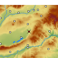 Nearby Forecast Locations - Xia Xian - карта