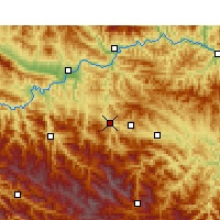 Nearby Forecast Locations - Pingli - карта