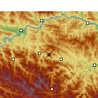 Nearby Forecast Locations - Shiyan - карта