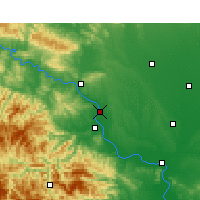 Nearby Forecast Locations - Лаохэкоу - карта