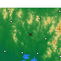 Nearby Forecast Locations - Хунъань - карта