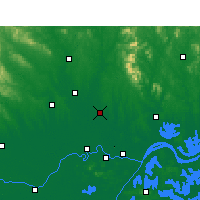 Nearby Forecast Locations - Сяогань - карта