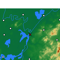 Nearby Forecast Locations - Юэян - карта