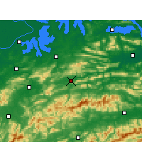 Nearby Forecast Locations - Tongshan - карта