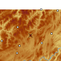 Nearby Forecast Locations - Suiyang - карта