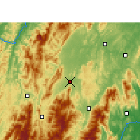 Nearby Forecast Locations - Уган - карта