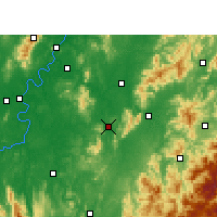 Nearby Forecast Locations - Аньжэнь - карта