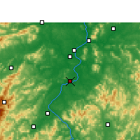 Nearby Forecast Locations - Taihe - карта