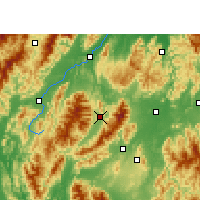 Nearby Forecast Locations - Гуаньян - карта