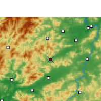 Nearby Forecast Locations - Даюй - карта