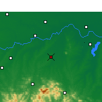 Nearby Forecast Locations - Gushi - карта