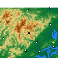 Nearby Forecast Locations - Yuexi/ANH - карта