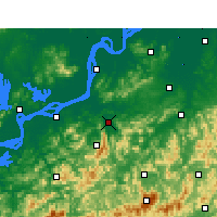 Nearby Forecast Locations - Qingyang/ANH - карта