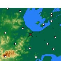Nearby Forecast Locations - Хучжоу - карта