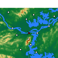 Nearby Forecast Locations - Цзюцзян - карта